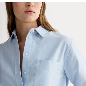 Everlane Must-Have Oxford Shirt in Light Blue - Size 4